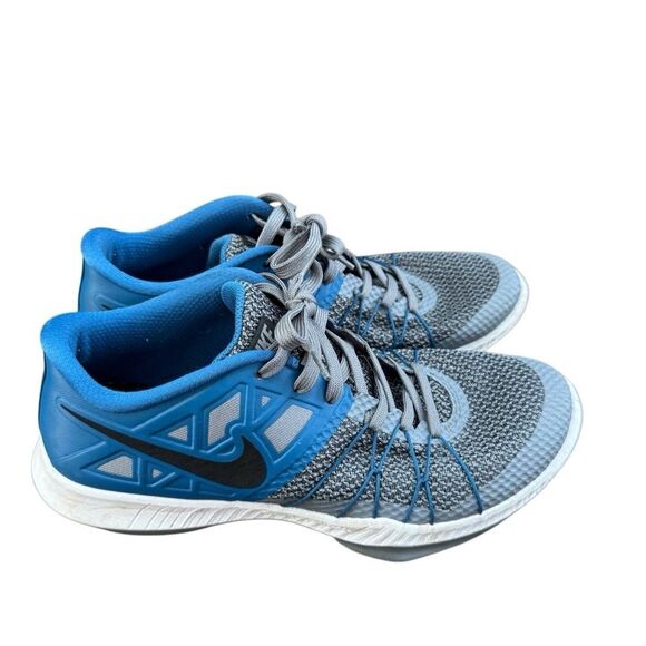 Nike Men's Zoom Train Incredibly Fast Cross Trainer Blue/Grey Running Shoes - 10 - Picture 4 of 11